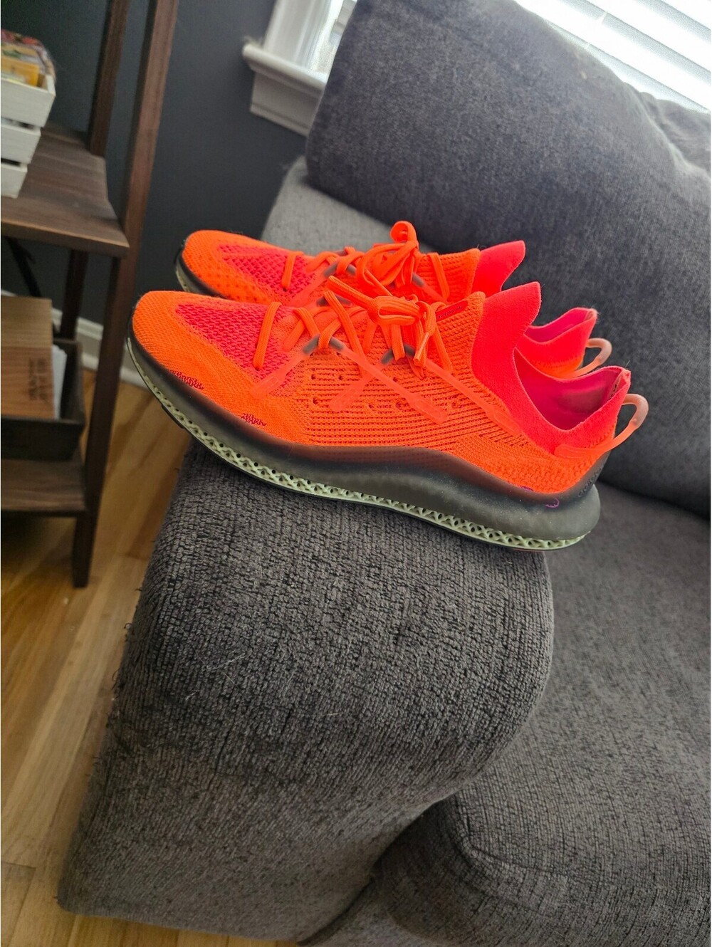 Adidas 4D Fusio Screaming Orange Size 10.5 Primeknit